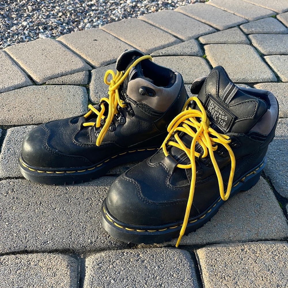 Vintage Dr Martens steel toe Industrial Made in England